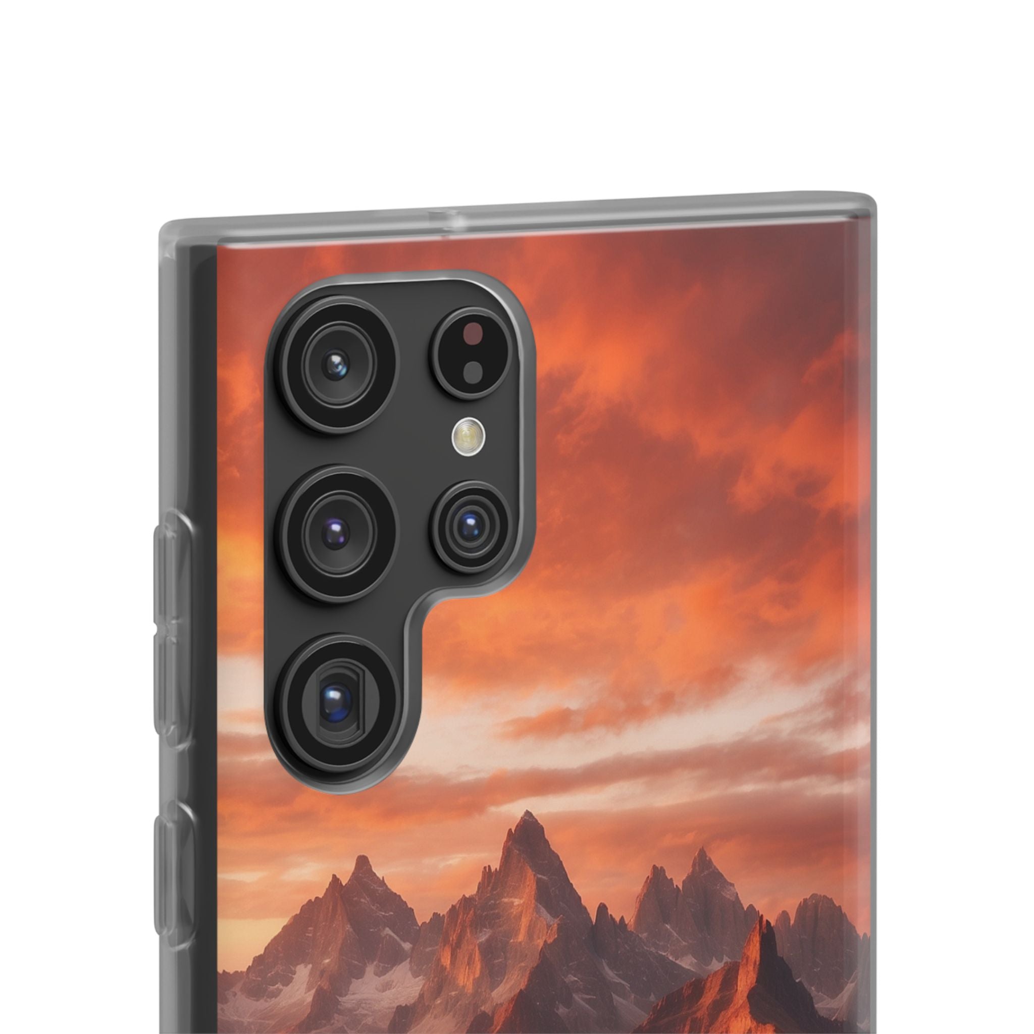 Jagged Glow Samsung S22 Ultra Case - Soft