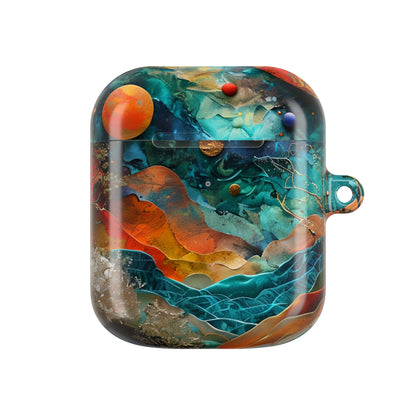 Solar Orbit Orange - AirPods Case