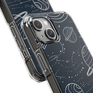 Cosmic Wanderer – Handyhülle für iPhone (Clear Impact – Magnetisch)