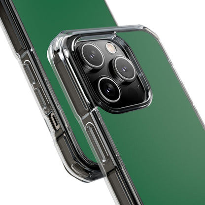 Dark Spring Green - Clear Impact Case for iPhone