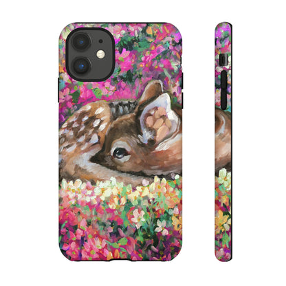 Oil painting - Young Deer - Protective Phone Case