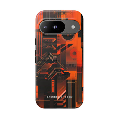 Vivid Gradient Geometry Google Pixel 9 - Tough Phone Case