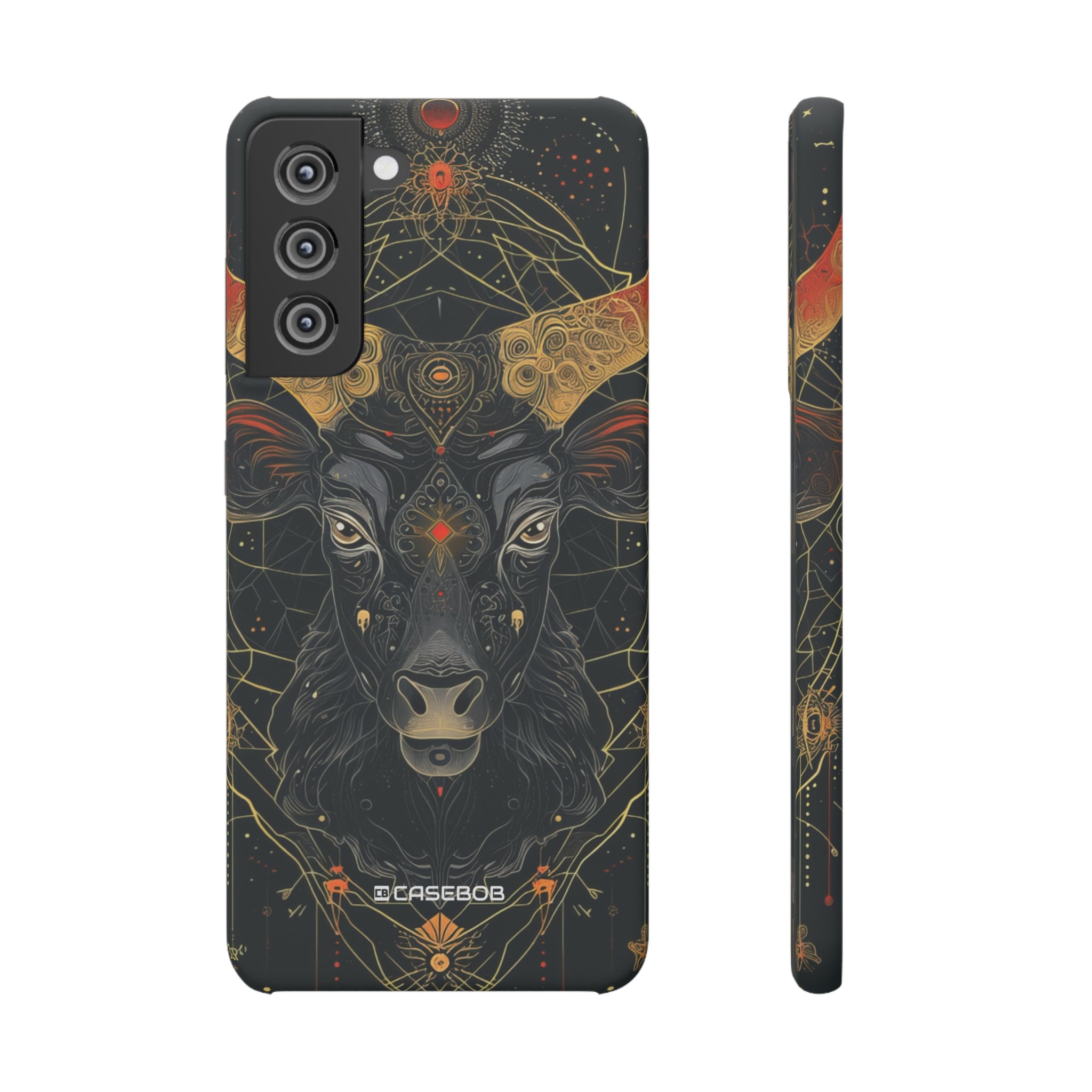 Celestial Taurus Mystique | Slim Phone Case for Samsung