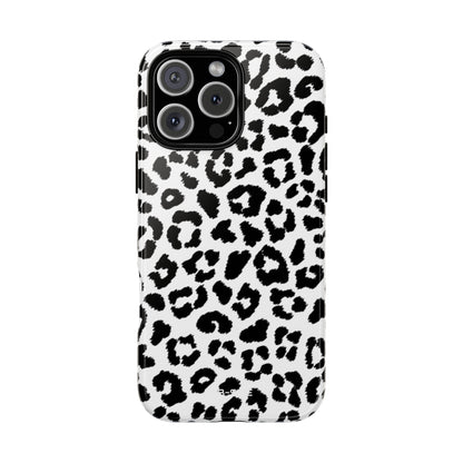 Monochrome Leopard Essence - iPhone Case