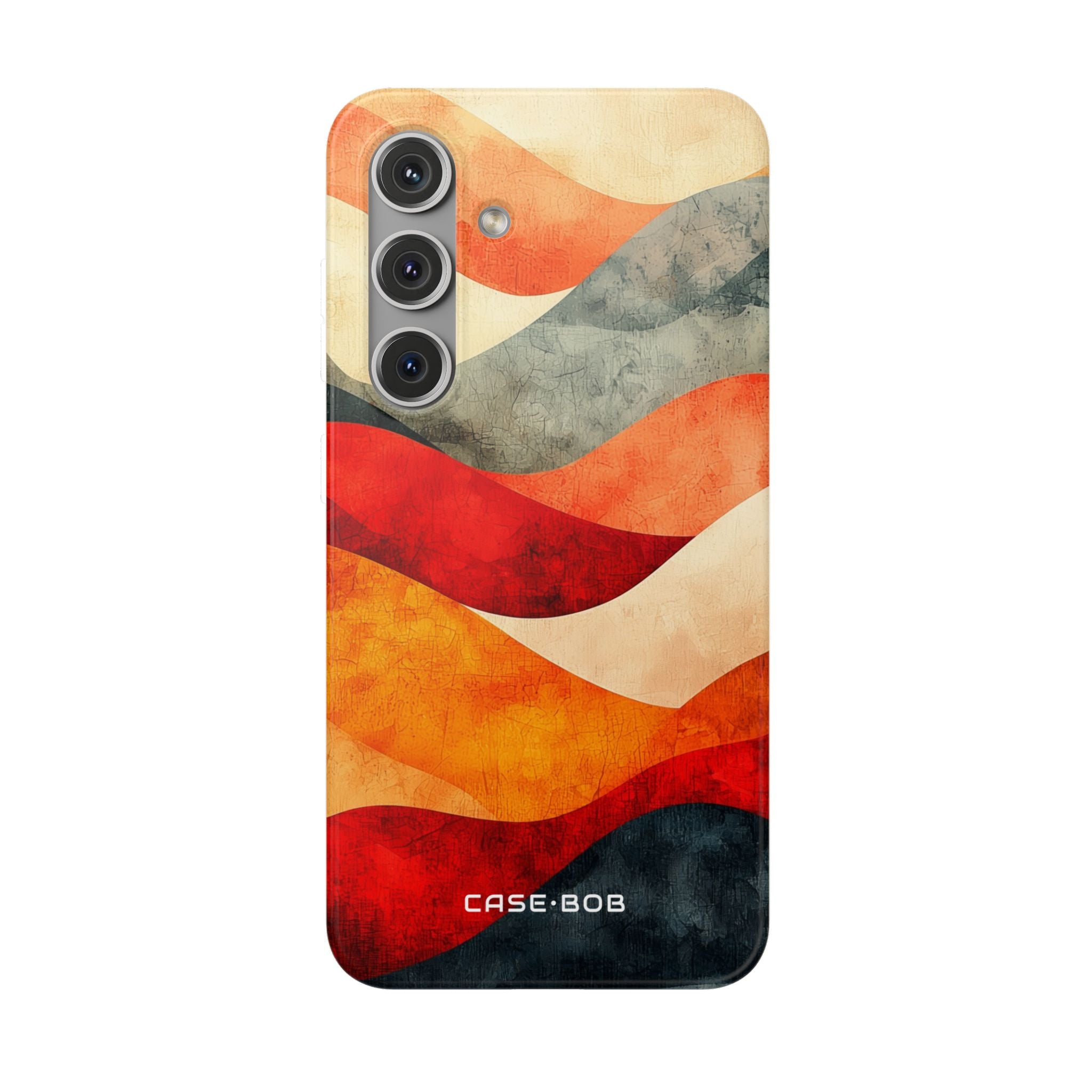 Cracked Wave Sunset Samsung S24 Case - Soft