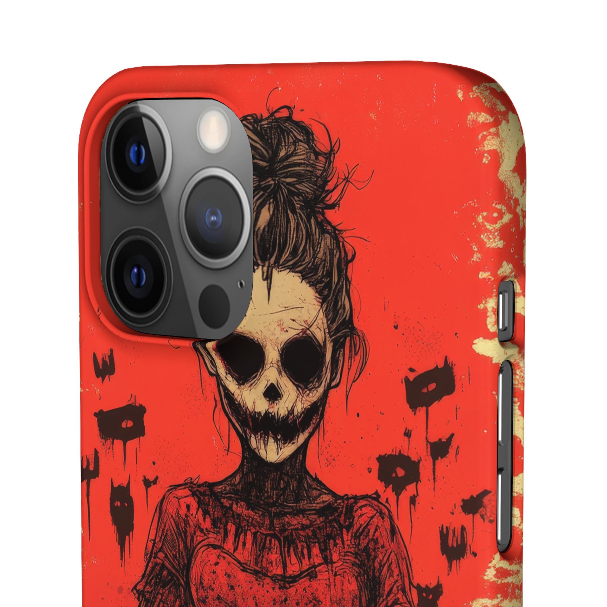 Haunting Scarlet Descent iPhone 12 - Slim Phone Case