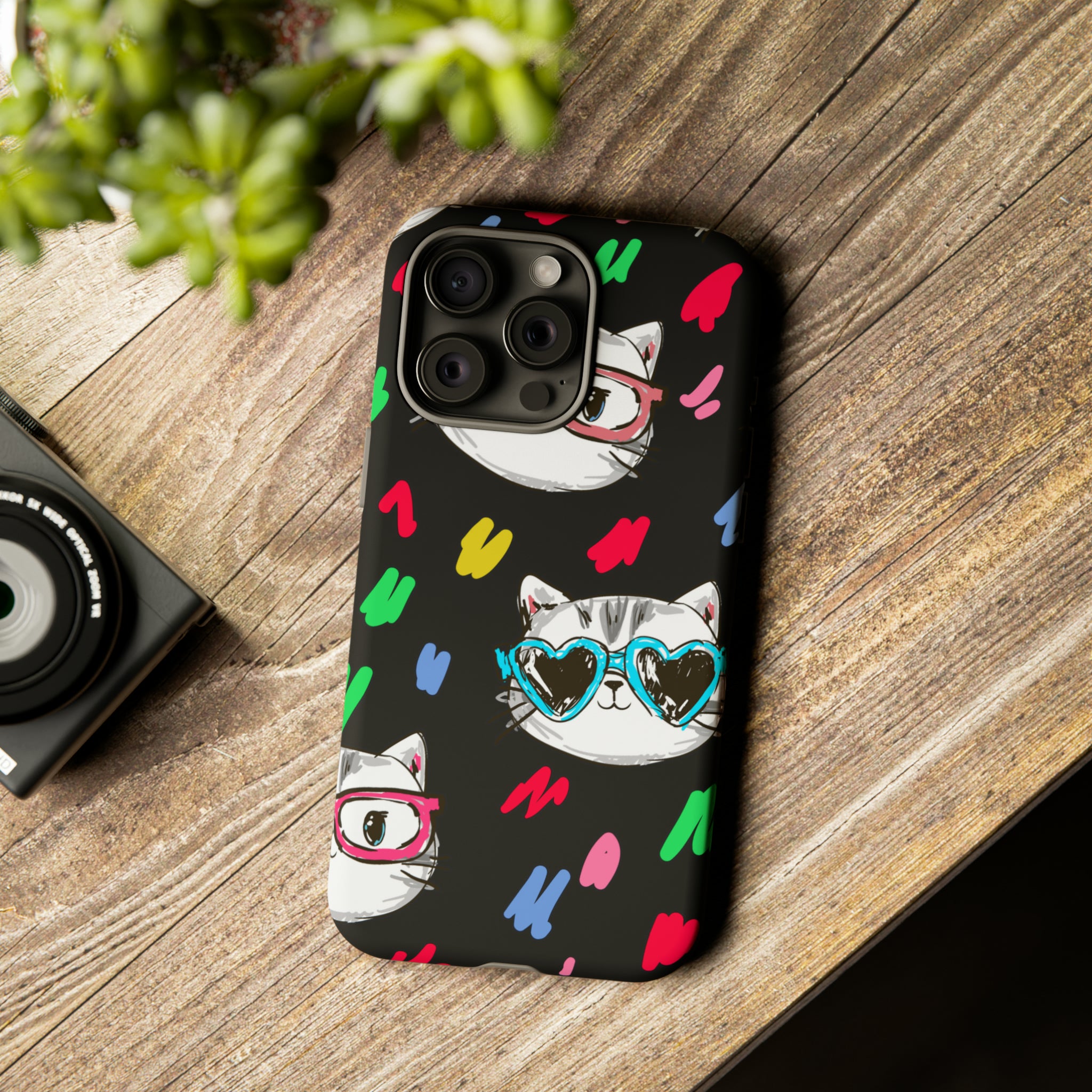 Cat Coloring - Protective Phone Case