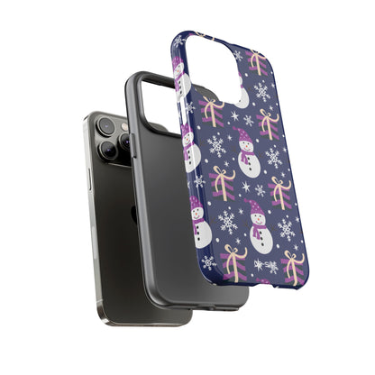 Snowmen Gift Giving - iPhone Case