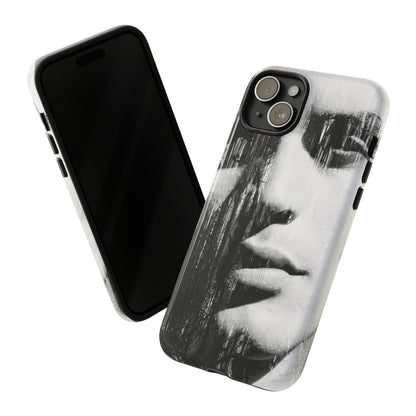 Black & White Pop Art - Protective Phone Case