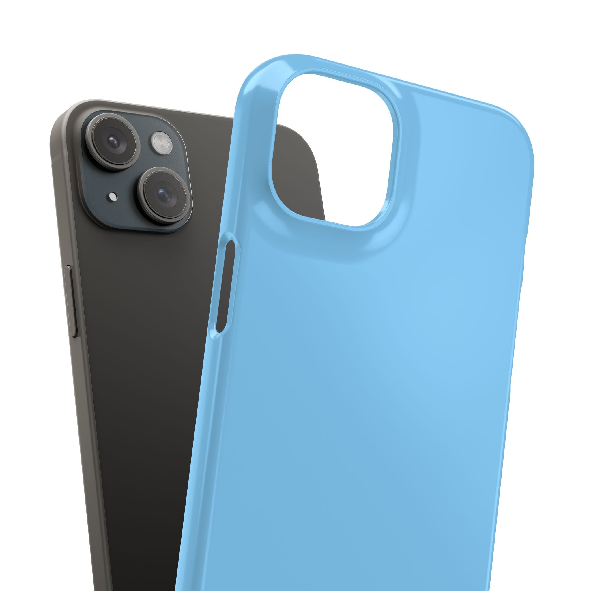 Light Sky Blue iPhone 15 - Slim Phone Case