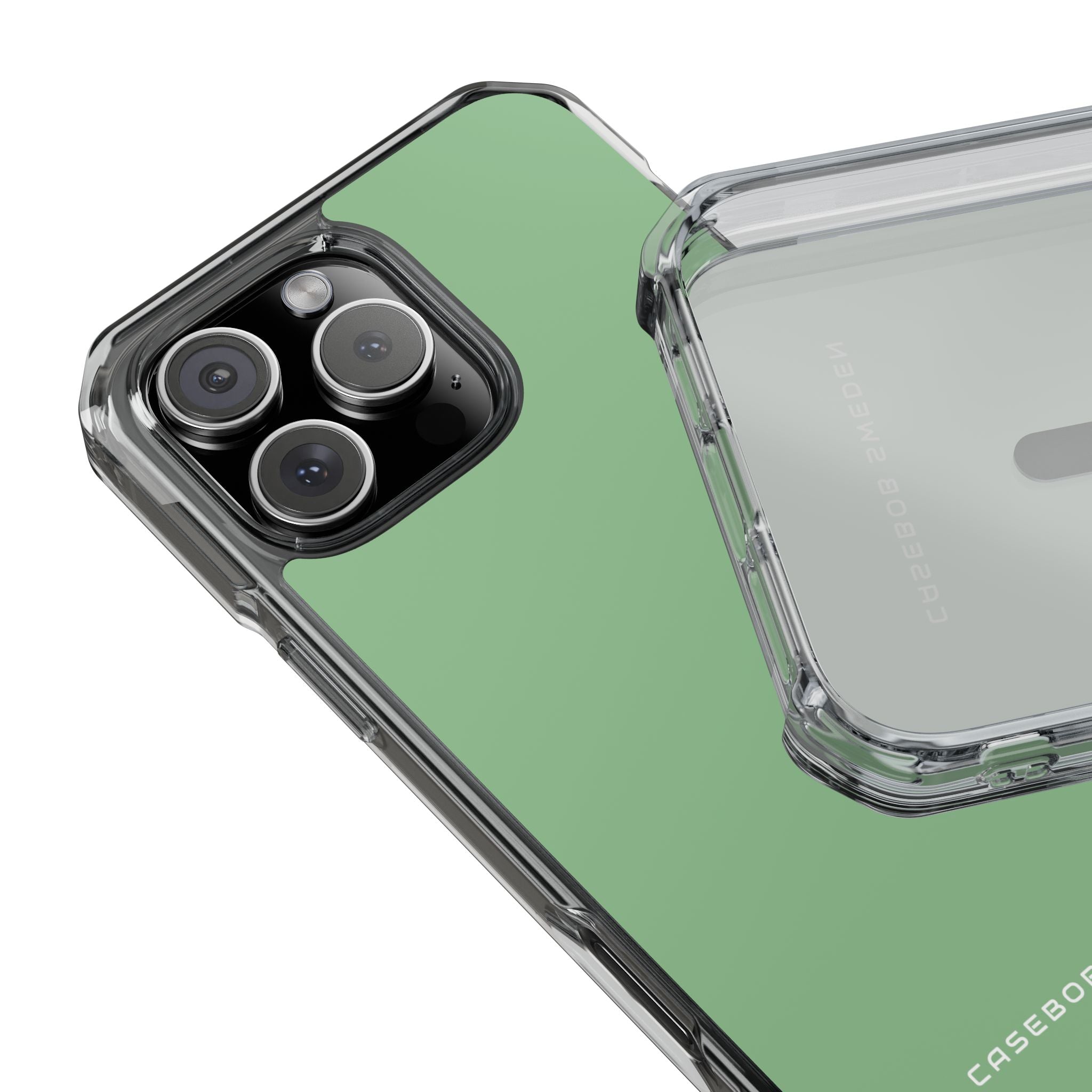 Dark Sea Green iPhone 16 - Clear Impact Phone Case