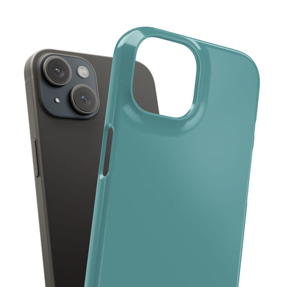 Cadet Blue iPhone 15 - Slim Phone Case