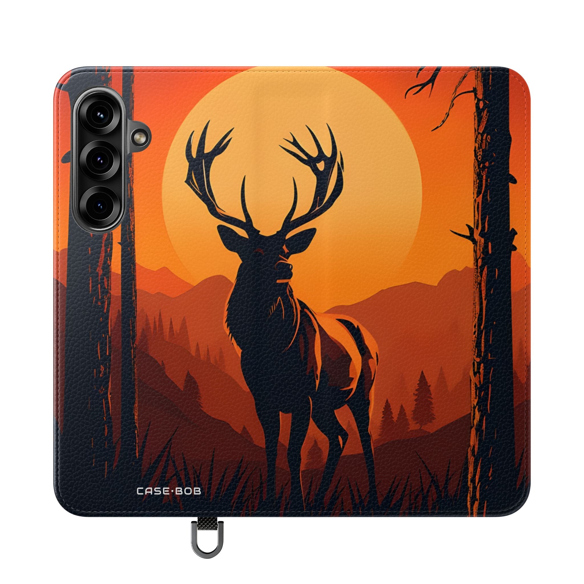 Stag Sunset - Samsung S25+ Case - Wallet