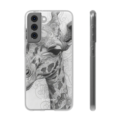 Monochrome Giraffe | Flexible Phone Case for Samsung Galaxy