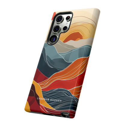 Harmonic Flow of Lines and Color Samsung S23 - Tough Phone Case