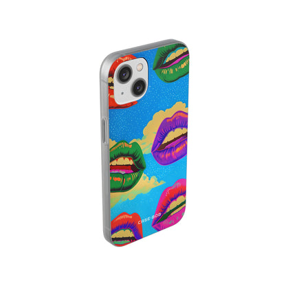 Colorful Lipscape iPhone 14 Case - Soft
