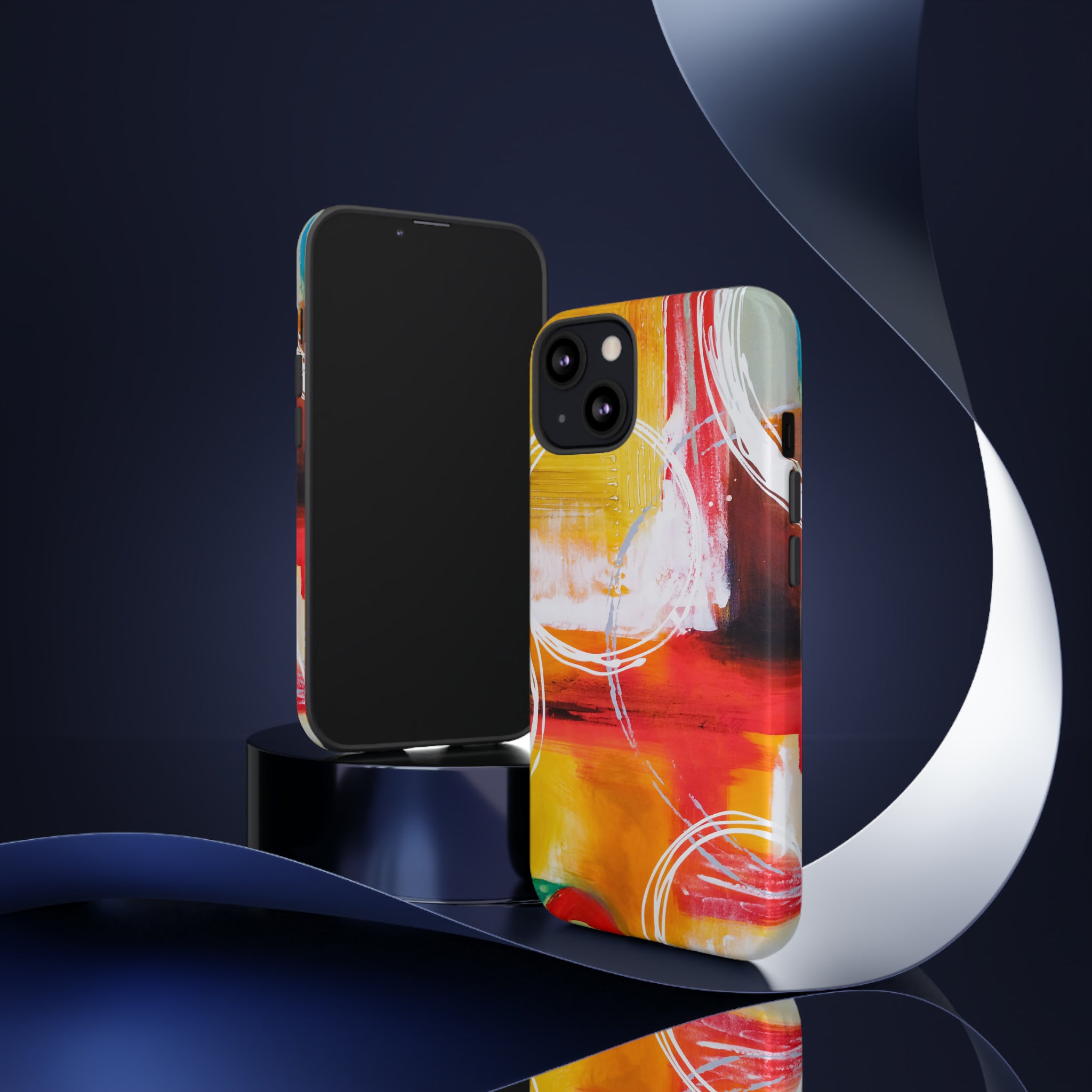 Abstract Yellow - Protective Phone Case