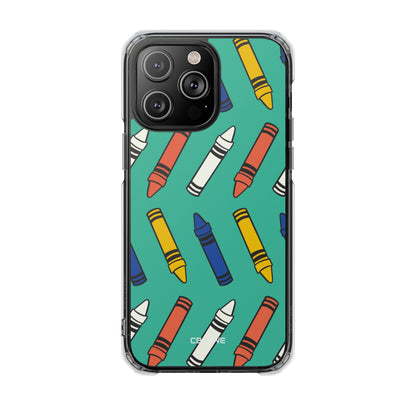 Crayons Dance Playfully iPhone Case - Impact