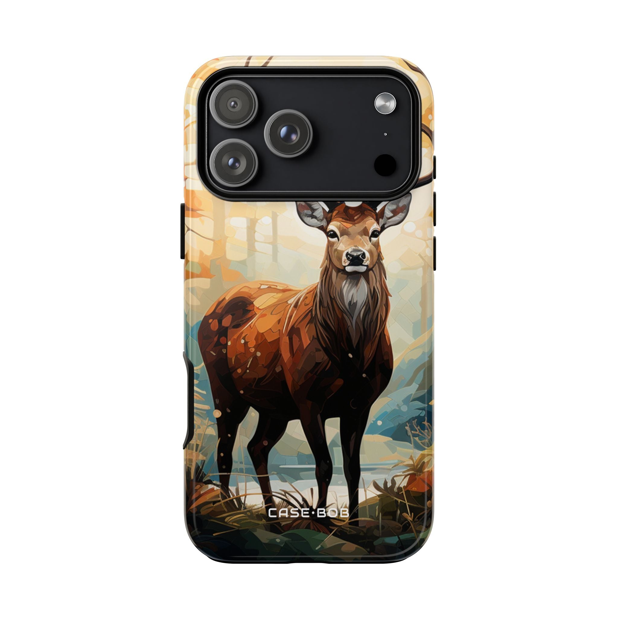 Glowing Stag iPhone 17 Pro Max Case - Tough