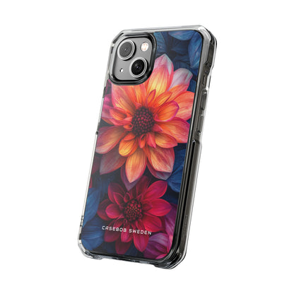 Fiery Bloom Harmony iPhone 14 - Clear Impact Phone Case