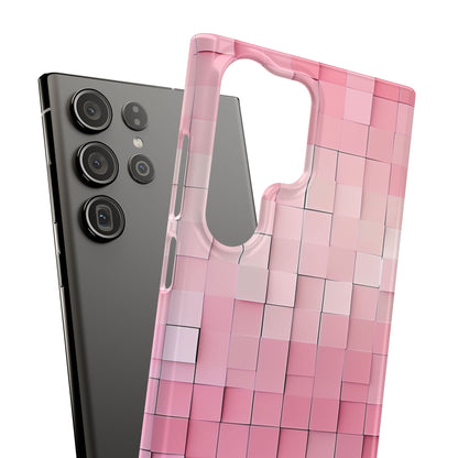 Gradient Pink Mosaic Samsung S23 - Slim Phone Case