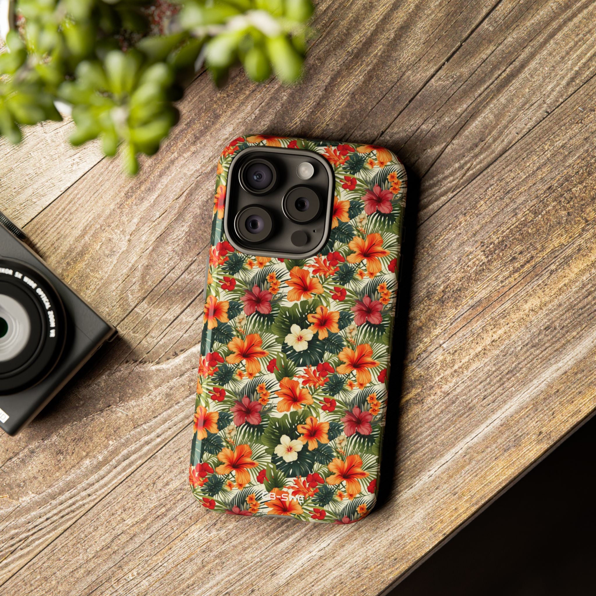 Tropical Blooms Flourish - iPhone Case