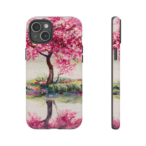 Oil painting - Oriental Cherry Tree - Protective Phone Case