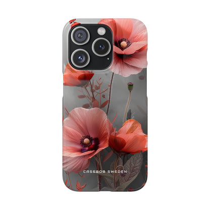 Ethereal Floral Elegance iPhone 15 - Slim Phone Case