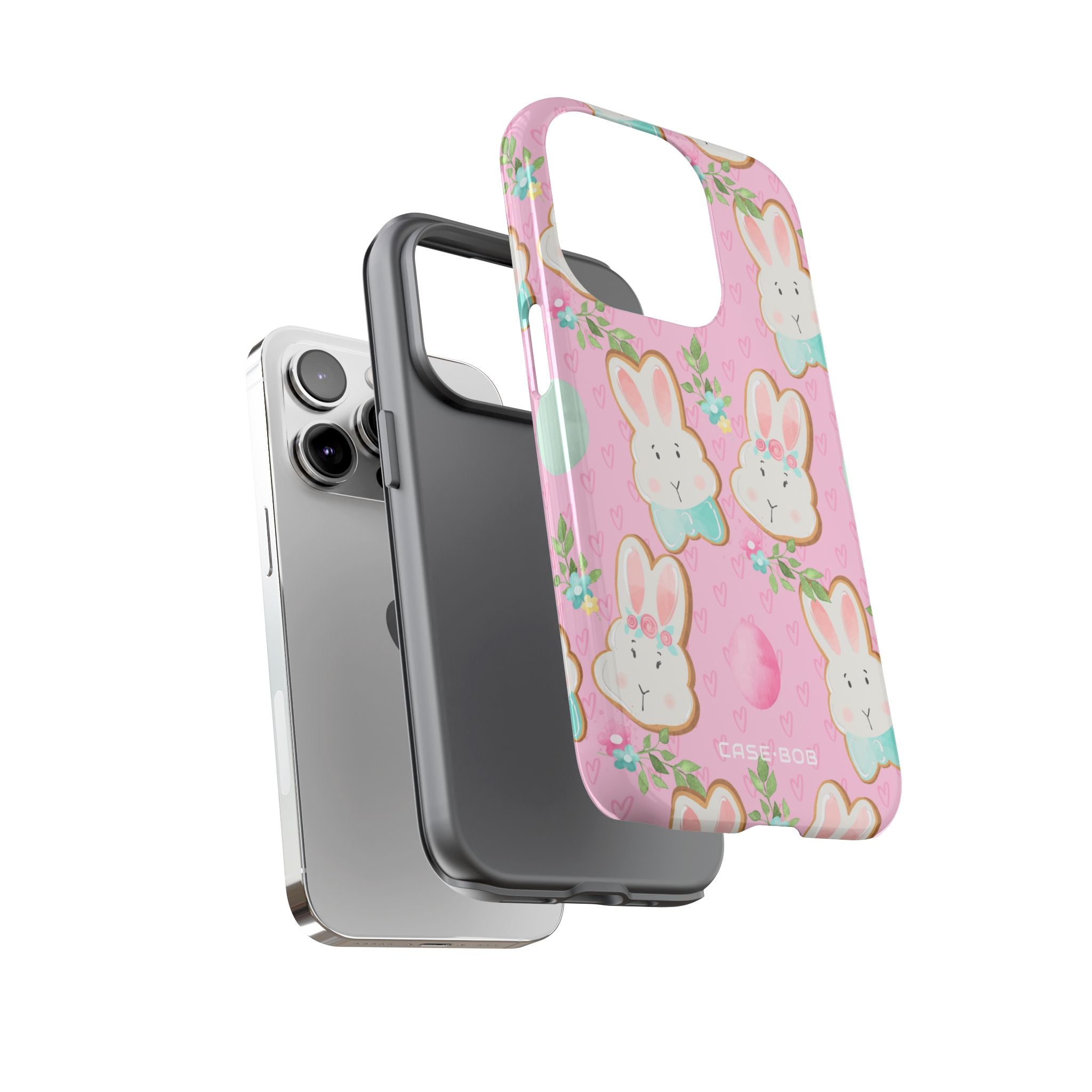 Bunny Blossom iPhone 14 Pro Case - Tough