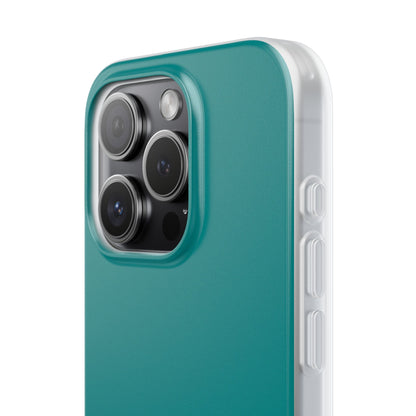 Dark Cyan iPhone 15 - Flexi Phone Case