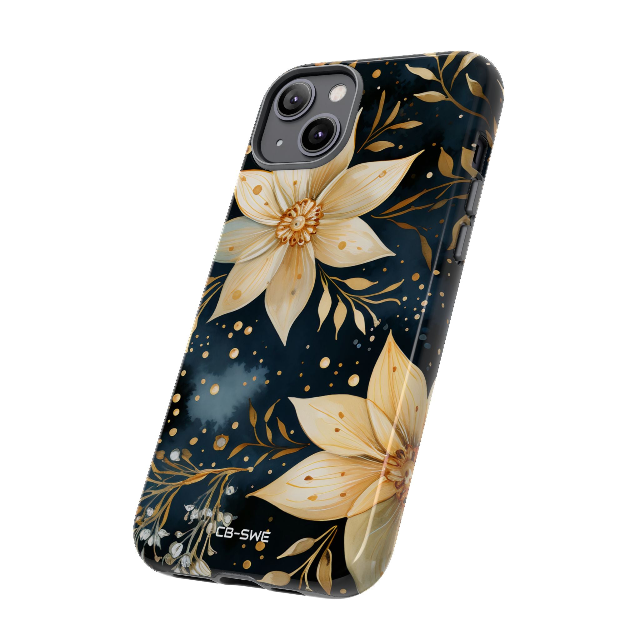 Floral Elegance Flourishes - iPhone Case