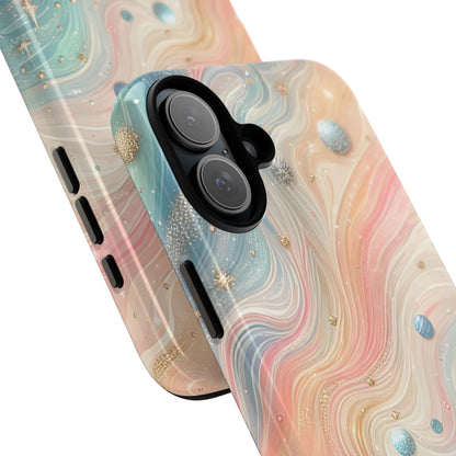 Gilded Swirls iPhone 16 Plus Case - Tough