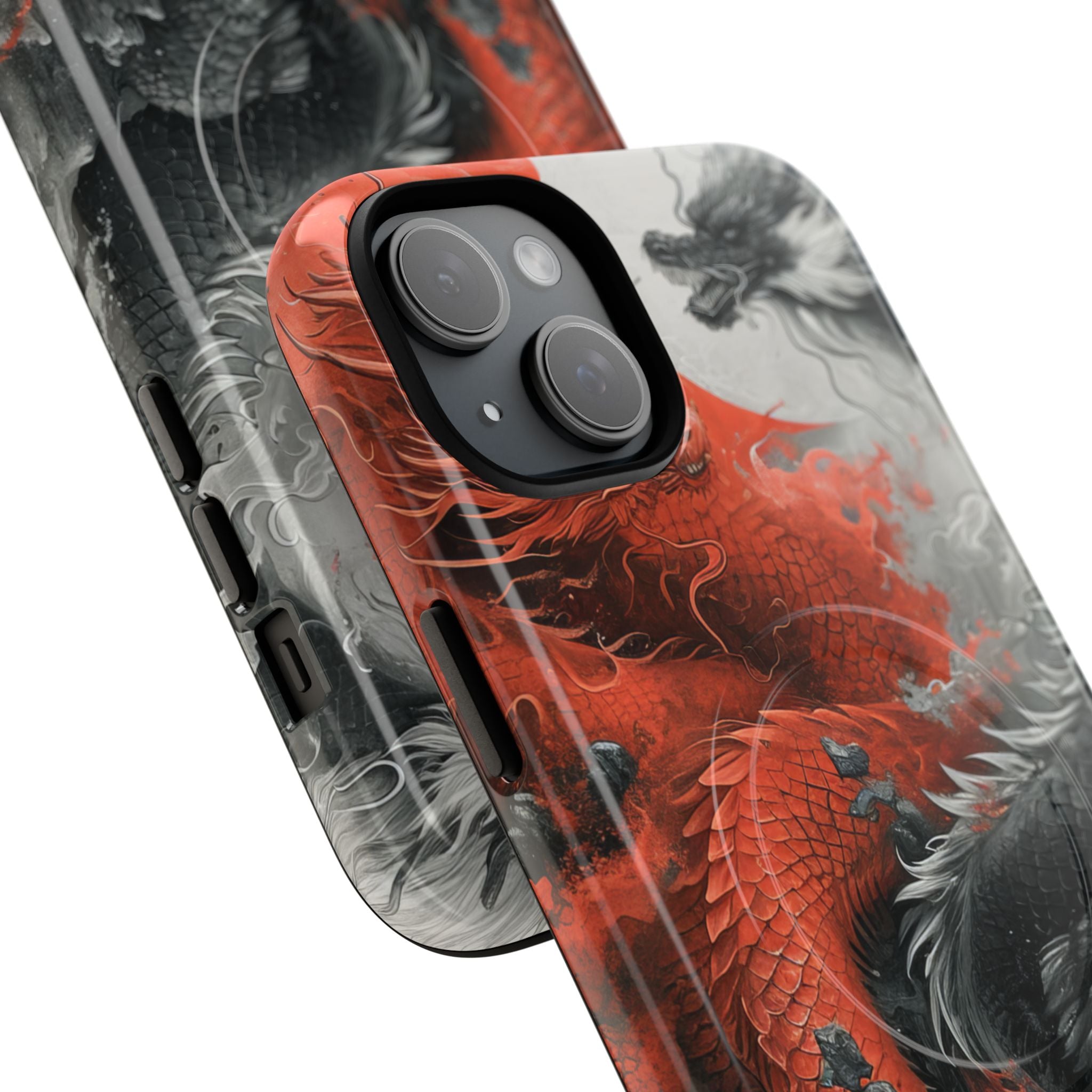 Zen Dragon Harmony iPhone 15 | Tough+ Phone Case