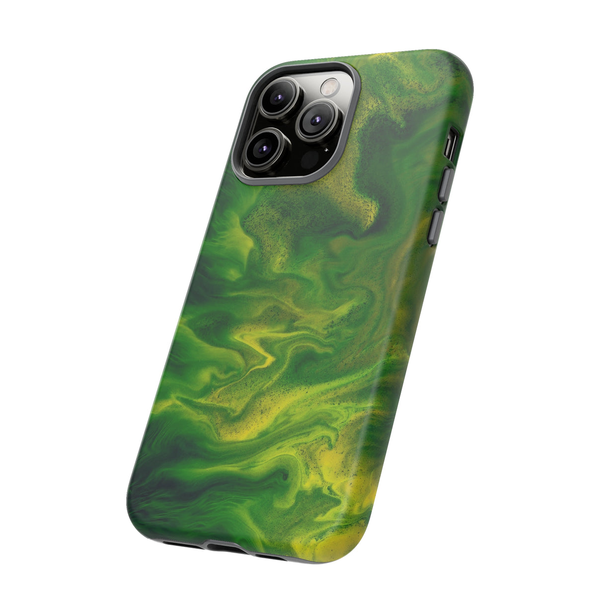 Green Smoke Ink Art iPhone Case (Protective) Phone Case