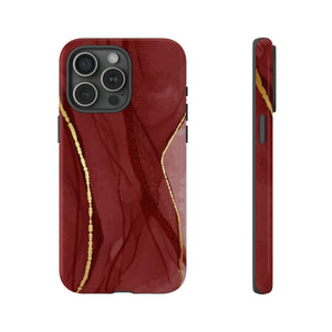 Dark Red - Protective Phone Case