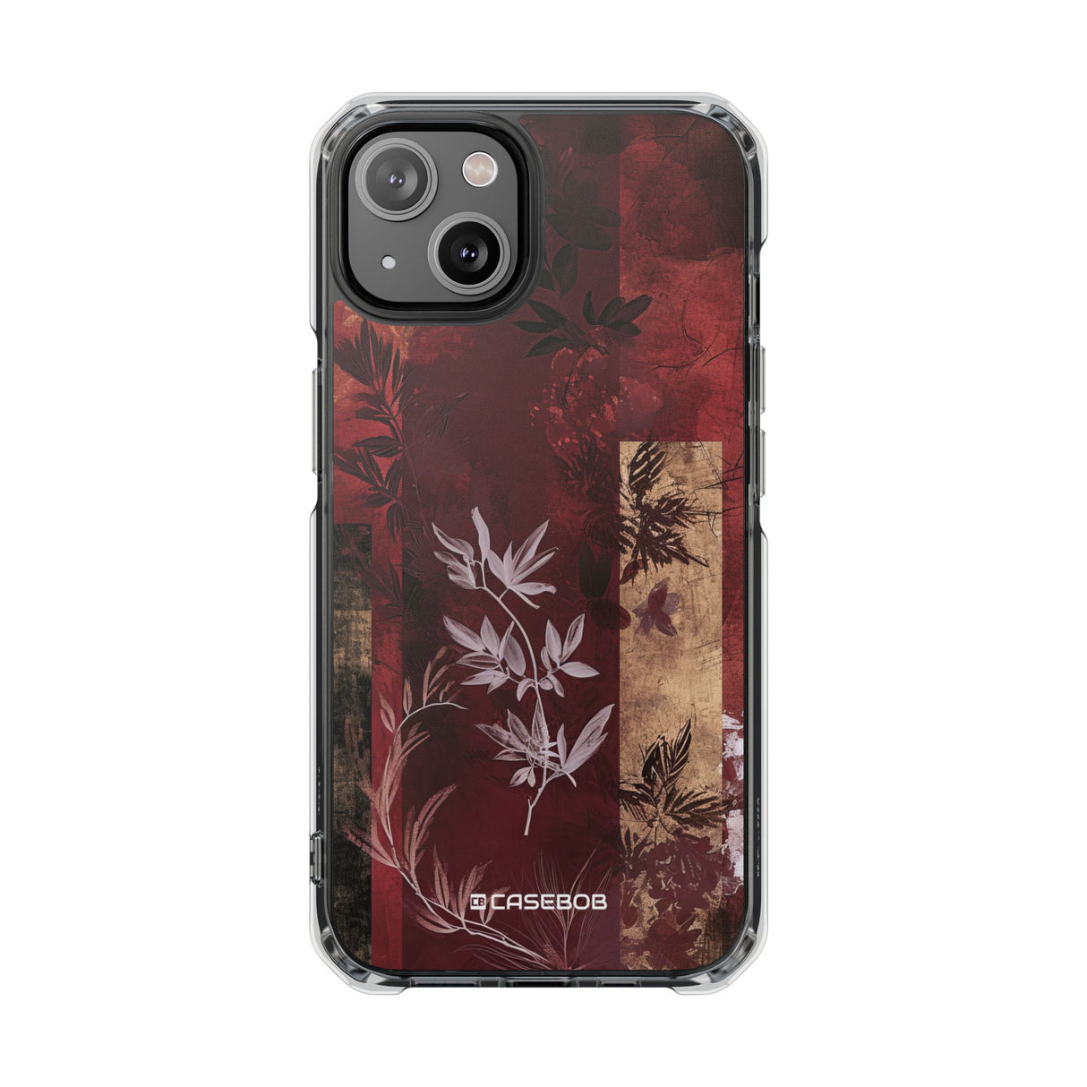 Marsala Design Showcase | Handyhülle für iPhone (Clear Impact Case – magnetisch) 