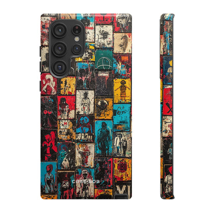 Figured Grid Samsung S22 Ultra Case - Tough