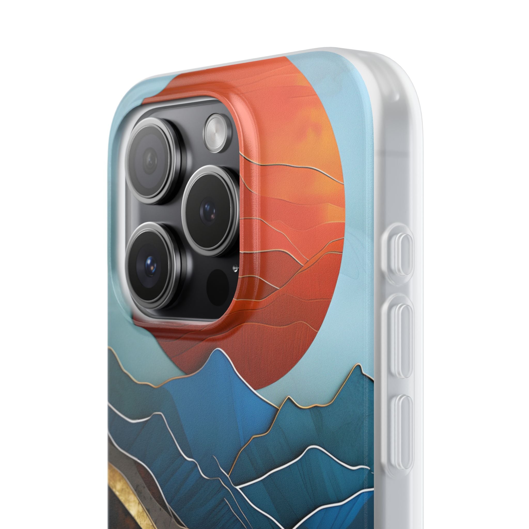 Solar Peak iPhone 15 Pro Case - Soft