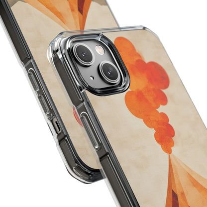 Erupting Heat Waves iPhone Case - Impact