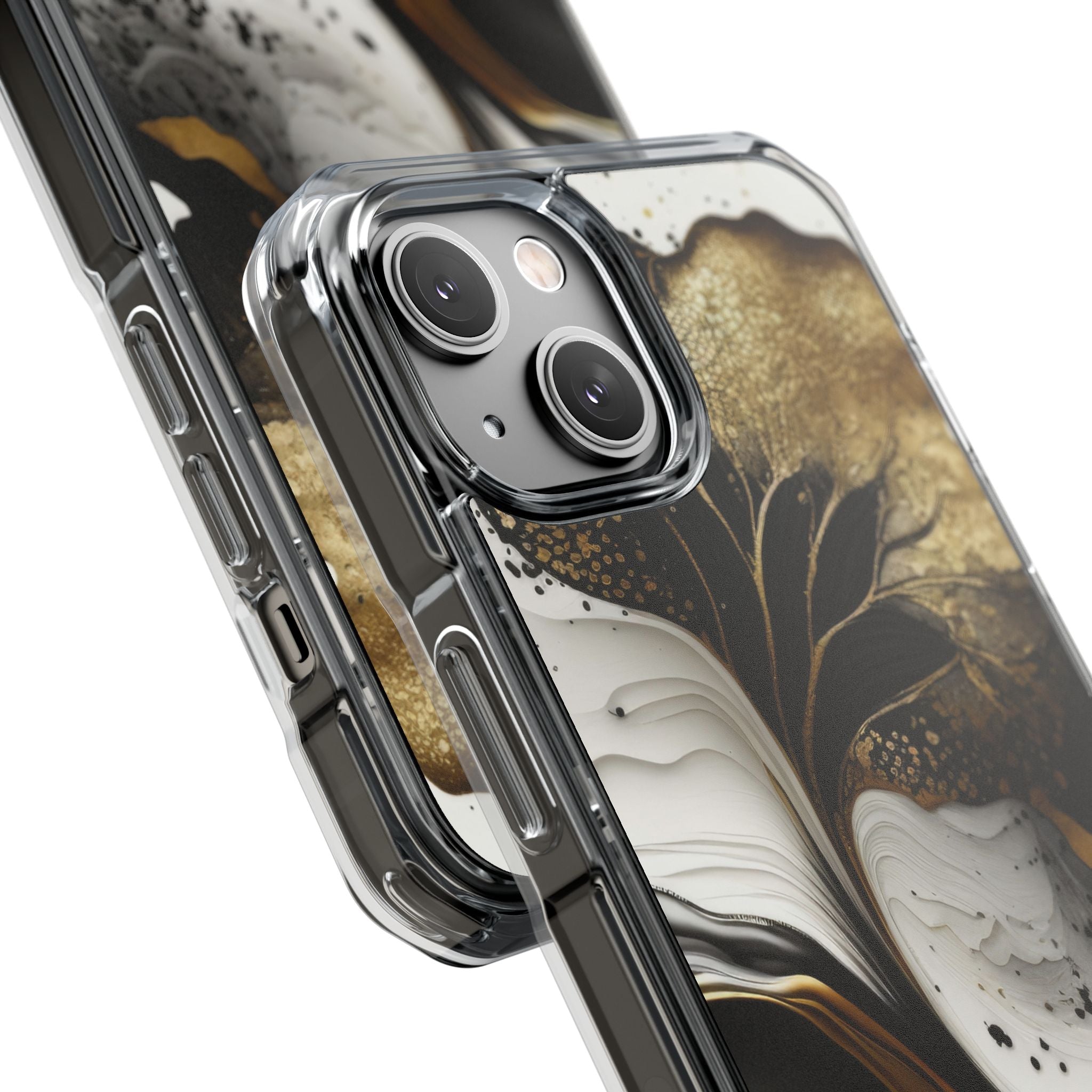 Gold Swirl Elegance iPhone Case - Impact