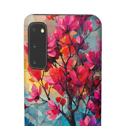 Vibrant Geometric Tree Landscape Samsung S20 - Slim Phone Case