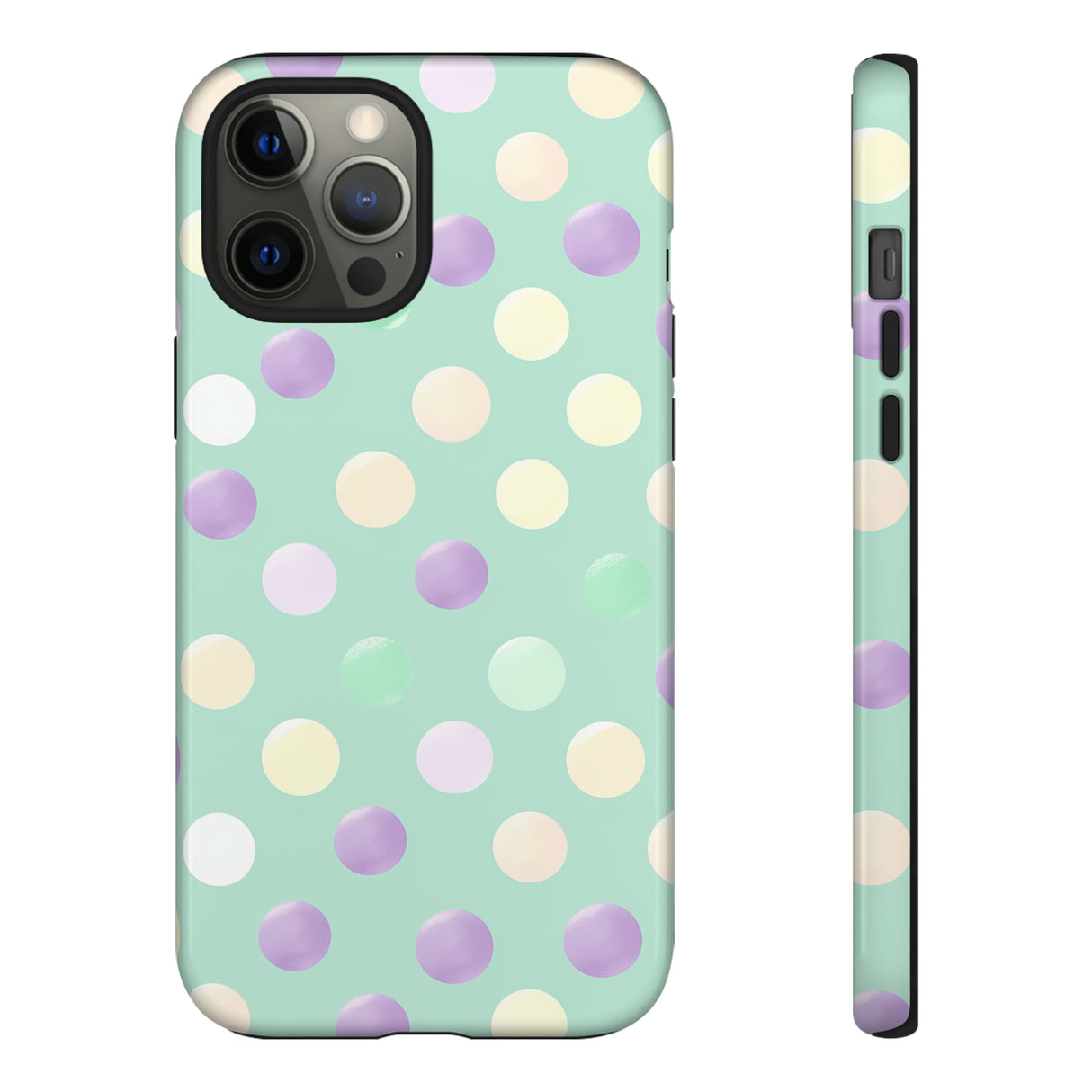 Pastel Dot Delight - Protective Phone Case