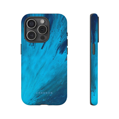 Light Blue Ink Art | Phone Case