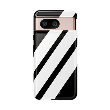 Monochrome Diagonal Symmetry - Google Pixel Case