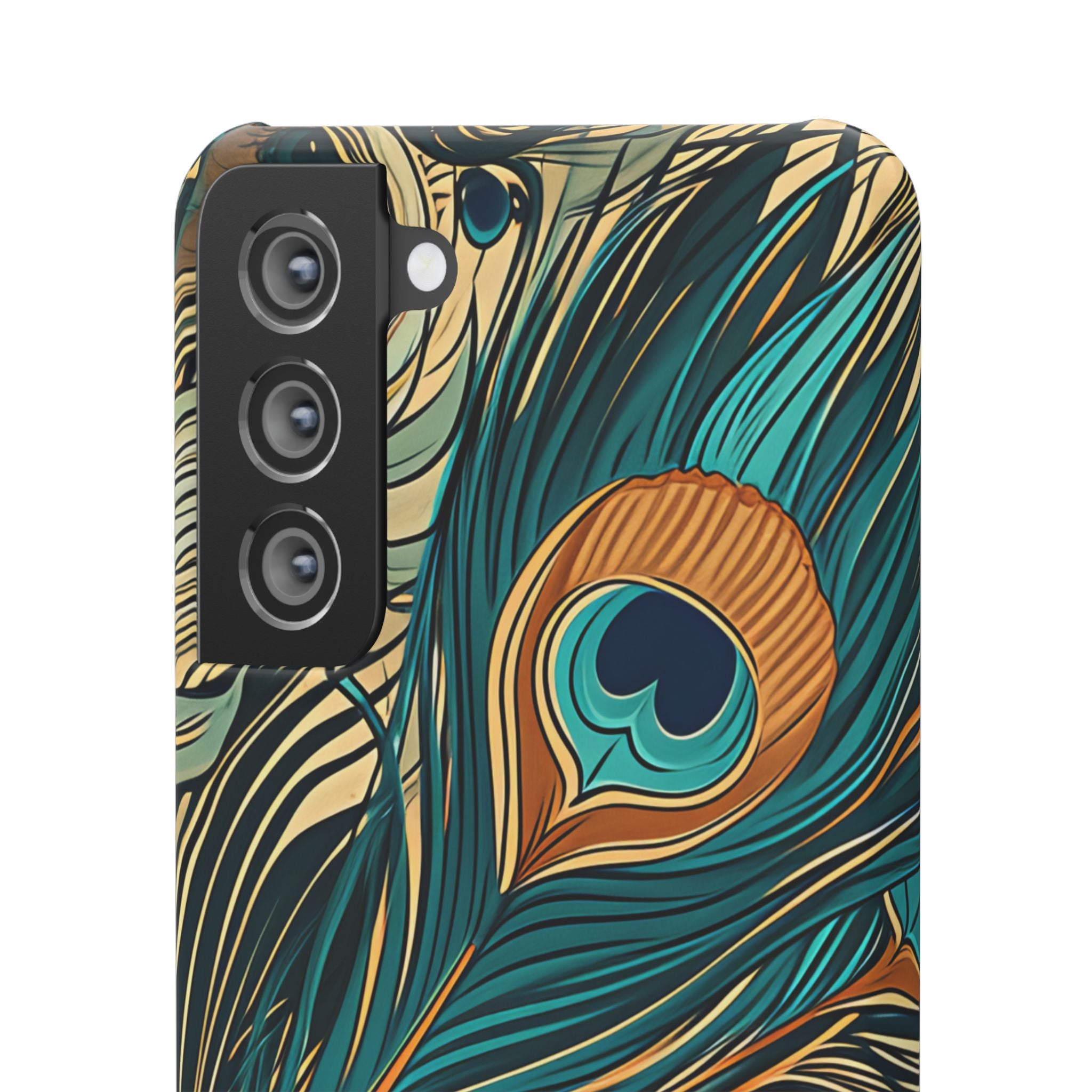 Art Nouveau Peacock Elegance Samsung S21 - Slim Phone Case