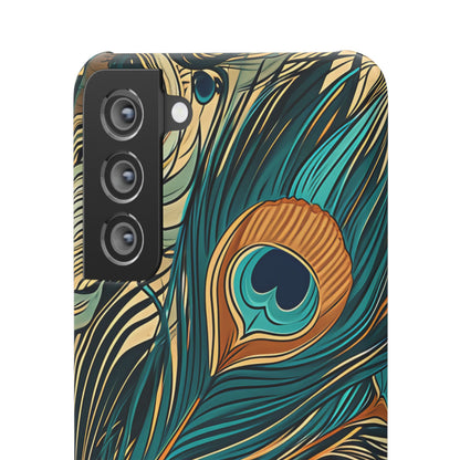 Art Nouveau Peacock Elegance Samsung S21 - Slim Phone Case