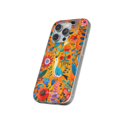 Colorful Birds Bloom iPhone 14 Pro Case - Soft