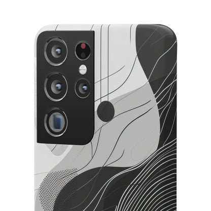 Monochrome Elegance | Slim Phone Case for Samsung