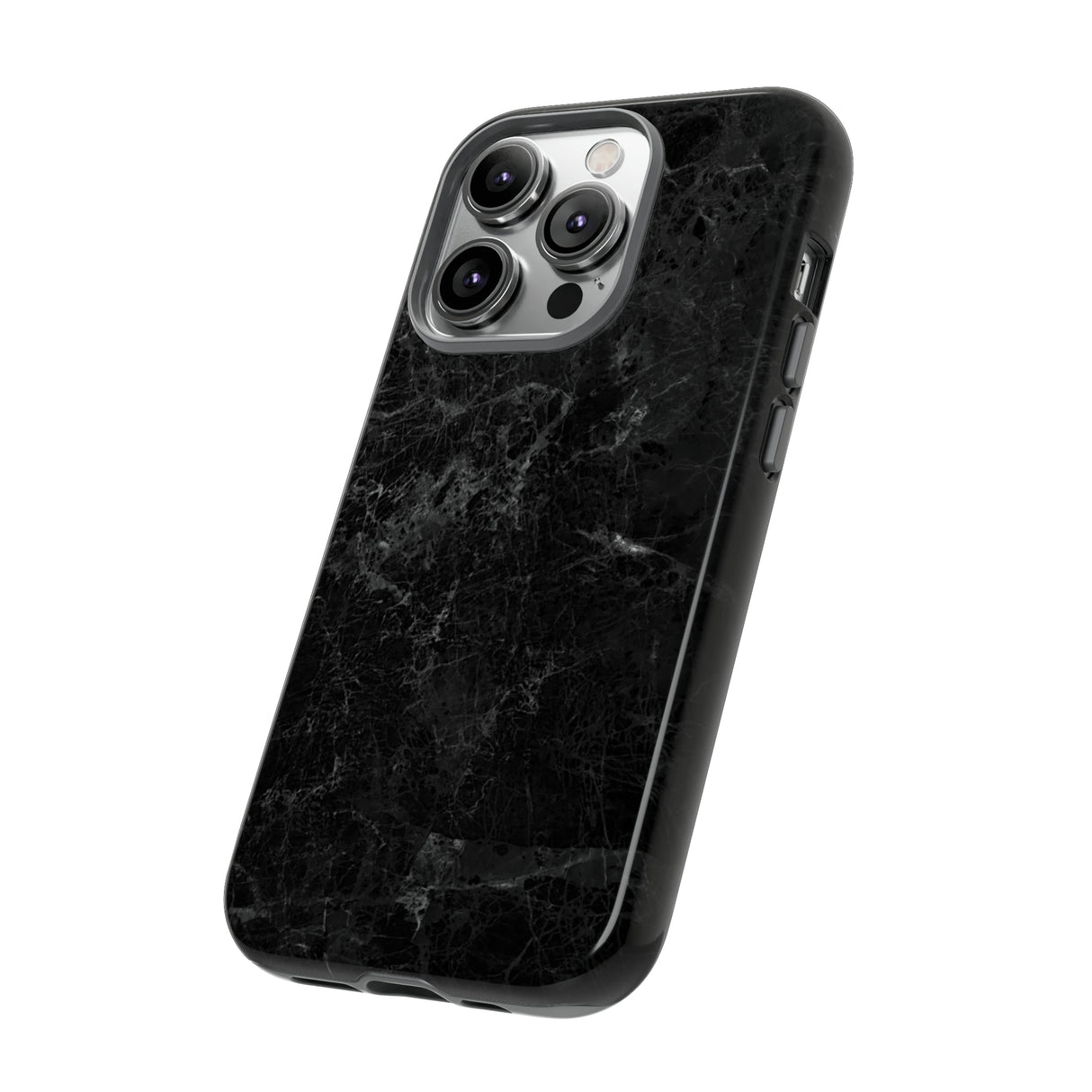 Black Marble - Protective Phone Case