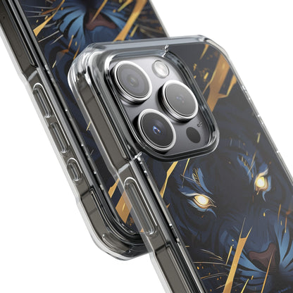 Tiger's Glowing Gaze iPhone Case - Impact